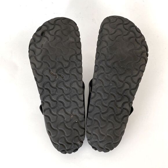 Birkenstock Black Slide Beach Sandals Lightweight Waterproof Sz 8-8.5 Beach Pool - Picture 9 of 16